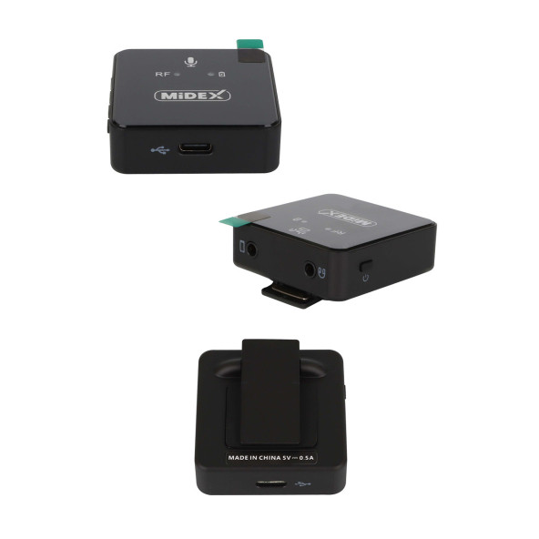 Midex CM2 Kablosuz Wireless İkili Kamera Mikrofon (Telefon Bilgisayar Mixer Ses Kartı Kamera) - 3