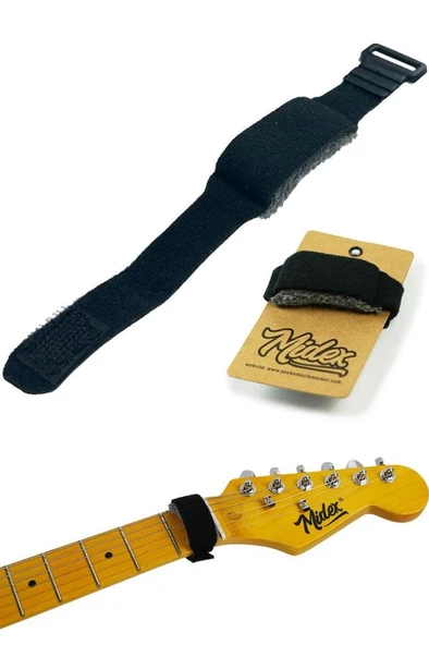 Midex Fretwrap FW-1BK Gitar Tel Susturucu - Medium (6-20cm) ürün görseli 1