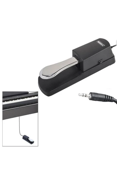 Midex PP-06 Sustain Pedalı ( 3.5 mm Jack Sustain Girişi Olan Tüm Ürünlerle Uyumlu) - Resim 2