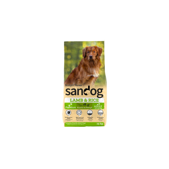 Sandog Lamb & Rice Adult Köpek Maması 15 Kg - Resim 2