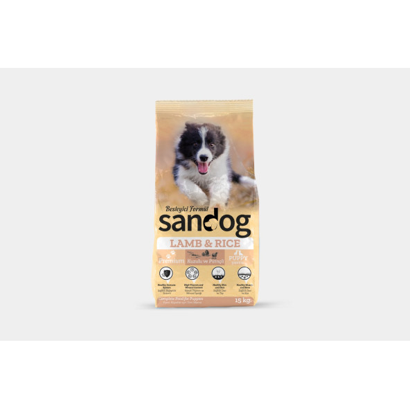 Sandog Lamb & Rice Puppy Köpek Maması 15 Kg - 2