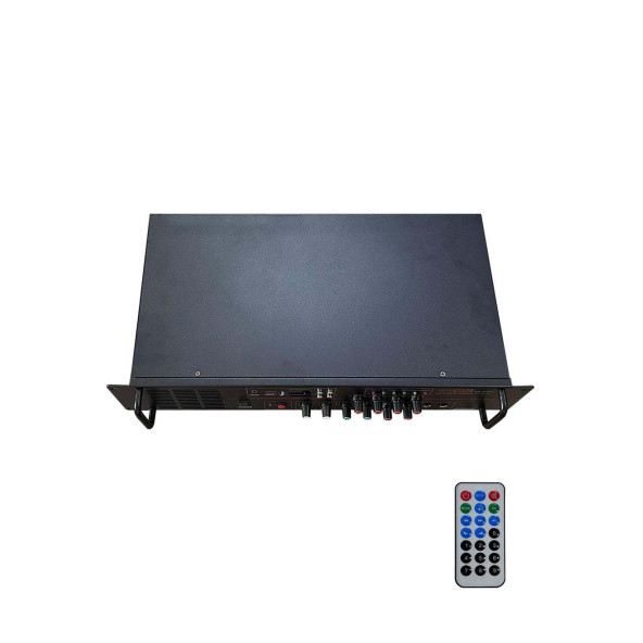 Hepa Merz HB-4600 Mixer Amfi 4 Bölgeli 4 Çıkışlı Anfi Zonlu 4x150W Bluetooth Usb - 4