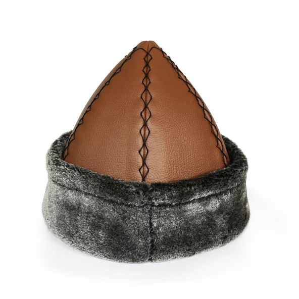 Shark Anatolia Börk Şapka Dikişli Kahverengi - 5