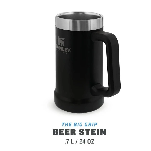 Stanley Adventure Vakumlu Kuplu Bardak 0,70 Lt - Matte Black Pebble - 2