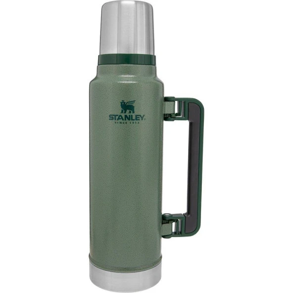 Stanley Klasik Vakumlu Paslanmaz Çelik Termos 1.4 LT The Legendary Classic Bottle 1.4L - Hammertone Green