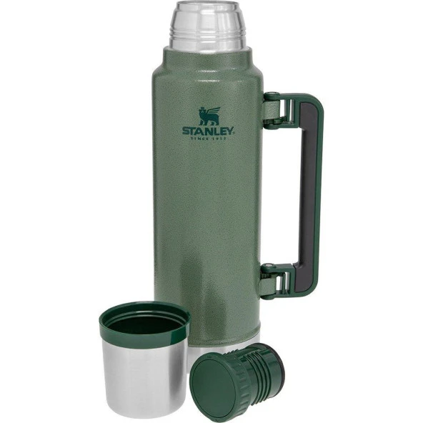 Stanley Klasik Vakumlu Paslanmaz Çelik Termos 1.4 LT The Legendary Classic Bottle 1.4L - Hammertone Green - 2