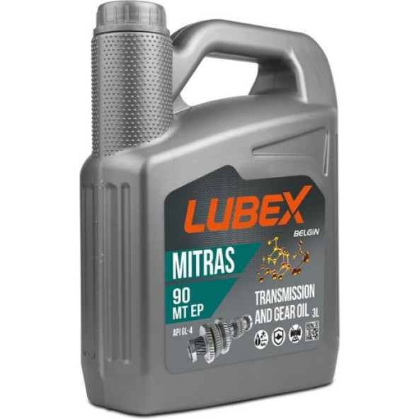 Lubex Mitras MT EP 90 3LT Şanzıman ve Asansör Dişli Yağı