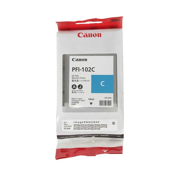 Canon PFI-102C Mavi Orjinal Kartuş