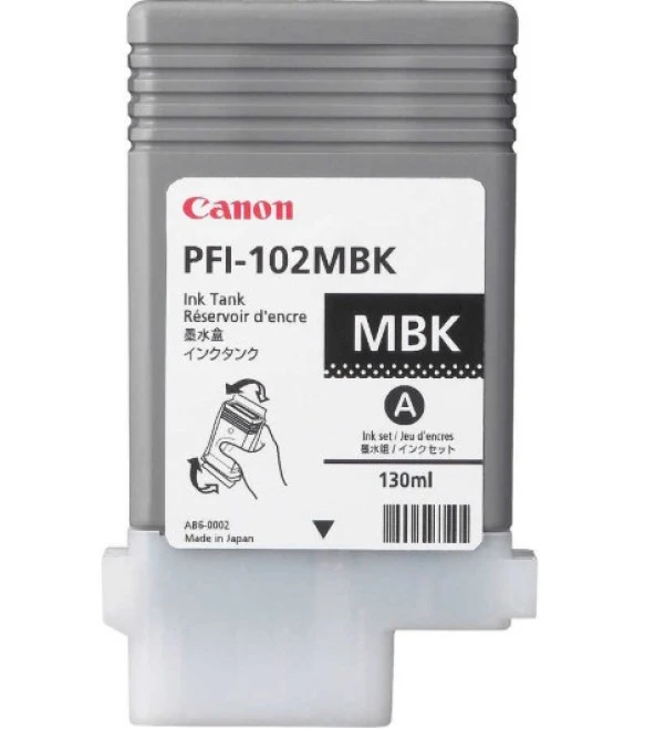 Canon PFI-102MBK Mat Siyah Orjinal Kartuş - 2