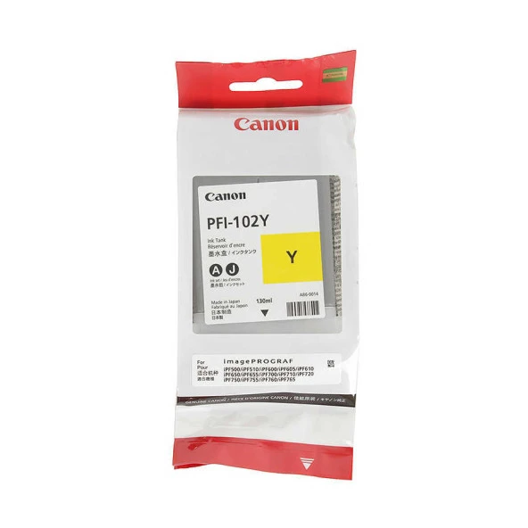 Canon PFI-102Y Sarı Orjinal Kartuş