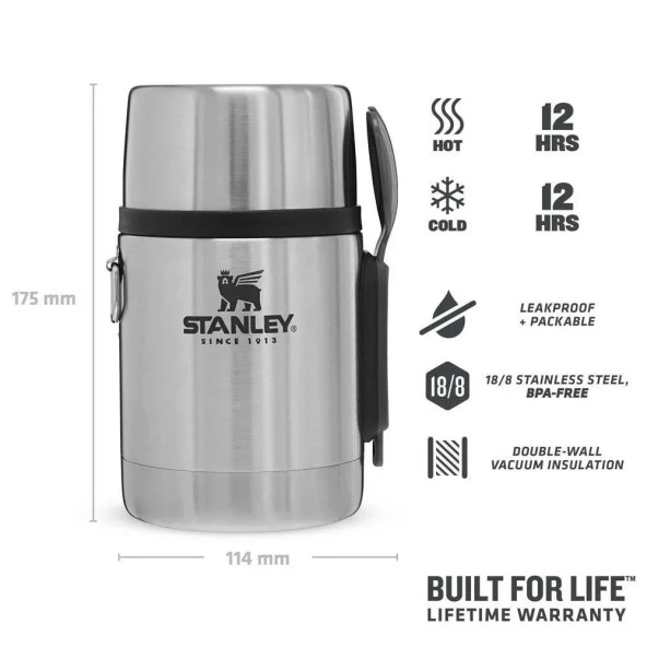 Stanley Adventure Vakumlu Yemek Termosu 0,53 Lt - 4