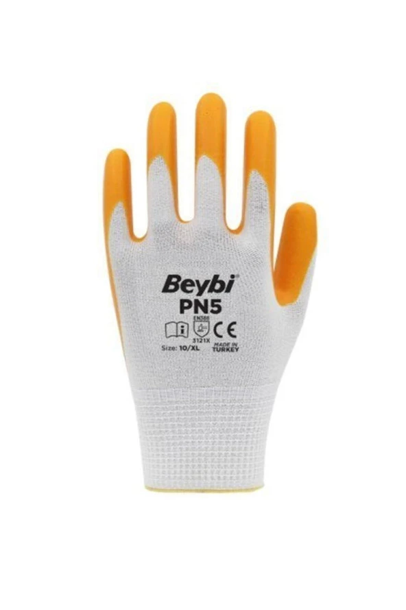 Pn5 Nitril Kaplı Örgü Polyester Iş Eldiveni