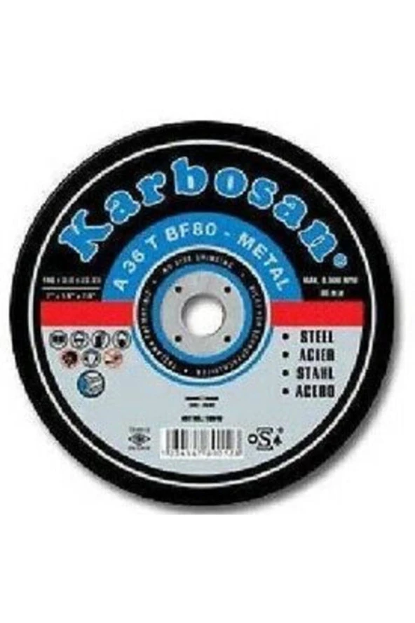 Metal Kesici Taş 180 Mm 12 Adet