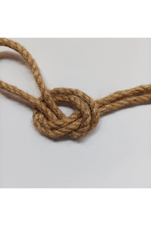 5mm Jüt Halat 30 Metre Kendir Ip Dekoratif Hasır Ip