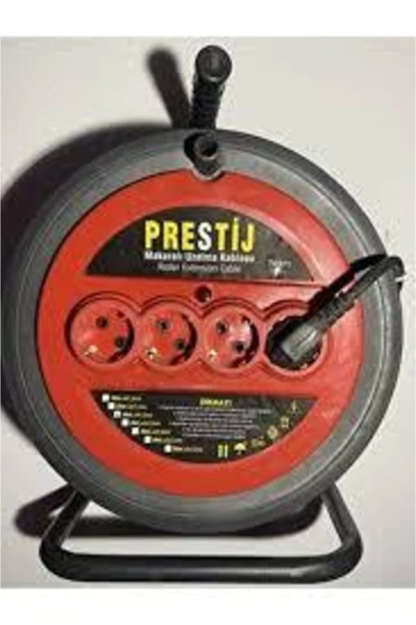 Seyyar Makaralı Uzatma 3x2,5mm 30mt