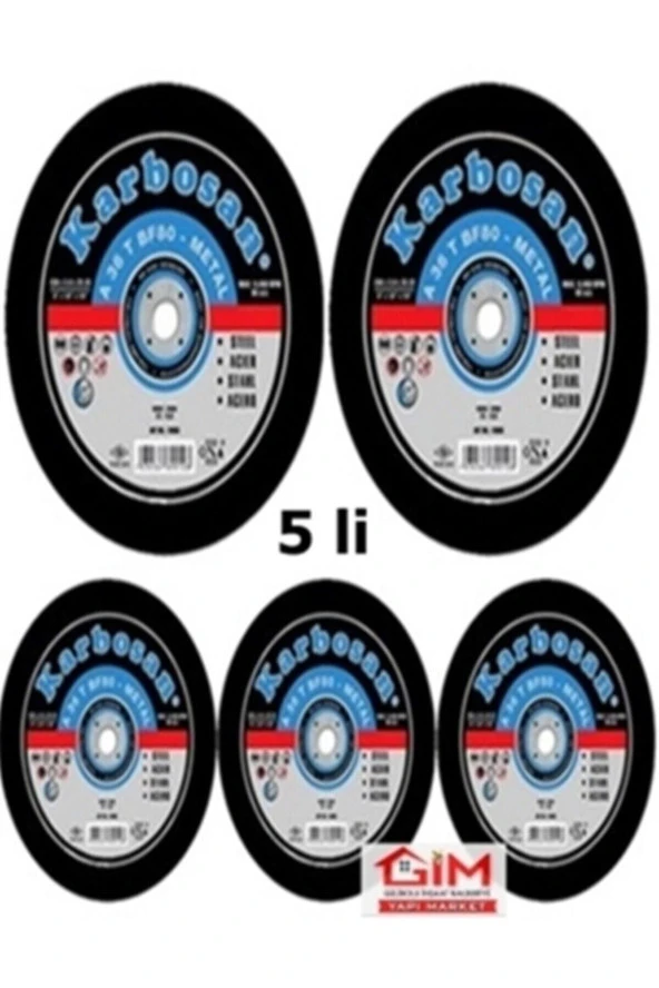 Karbosan Metal Kesici 115 Mm 5 Adet