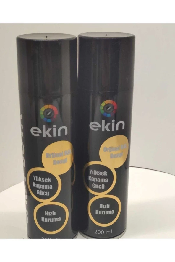 200 Ml Siyah Sprey Boya 2 Adet