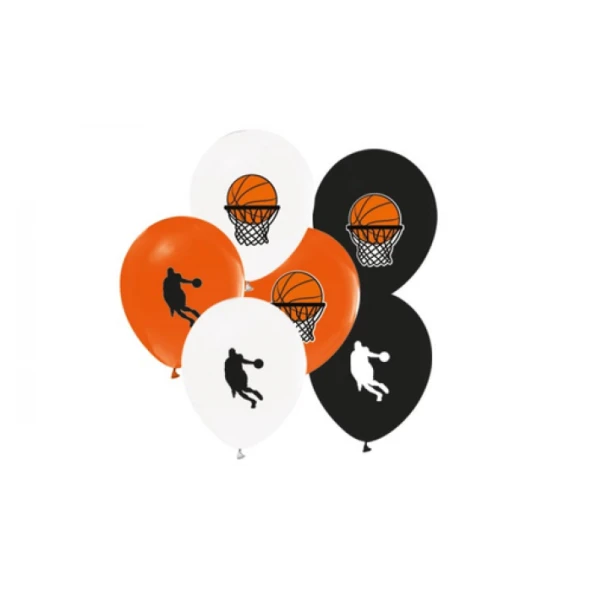 Basketbol Temalı Baskılı Balon