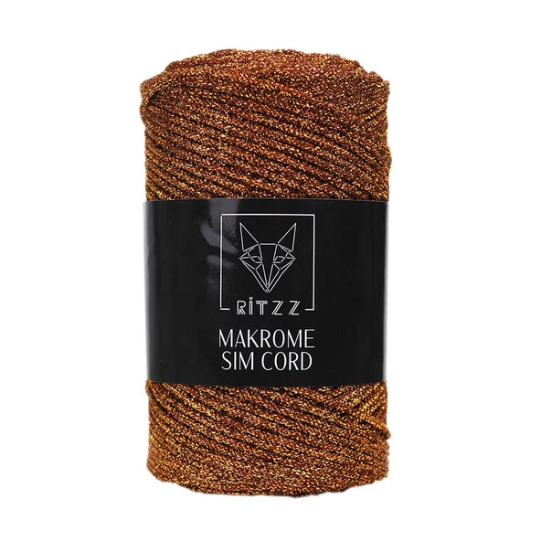 Makrome Sim Cord 2 MM Hardal