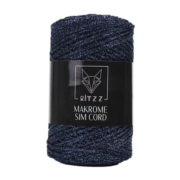 Makrome Sim Cord 2 MM Lacivert