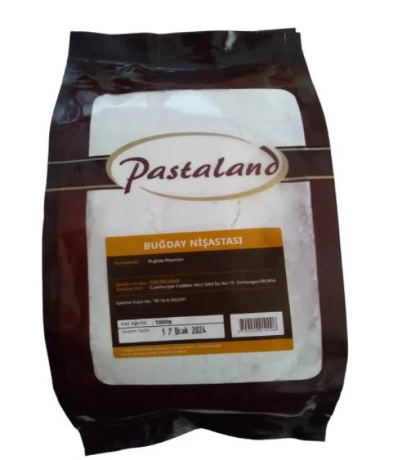 PASTALAND BUĞDAY NİŞASTASI 1 KG