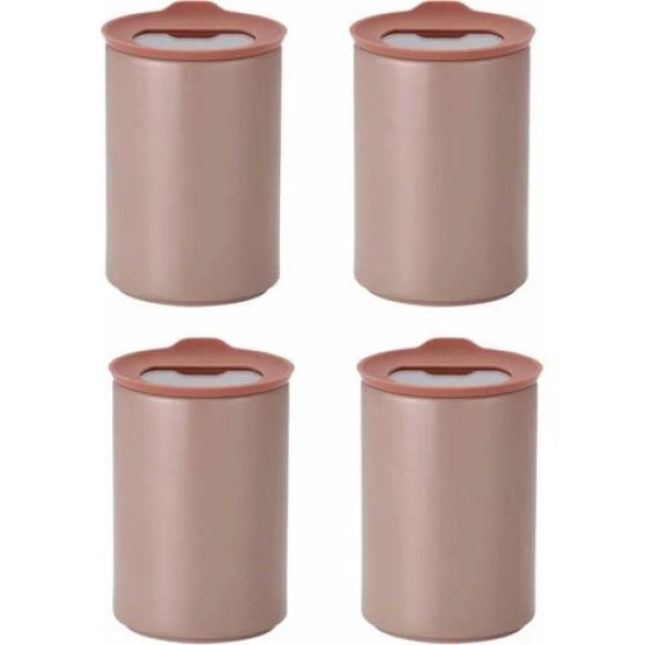 Neoflam Fika One Seramik 4 Adet 650 ml Pembe Saklama Kabı D-NEONE065-03 - 2