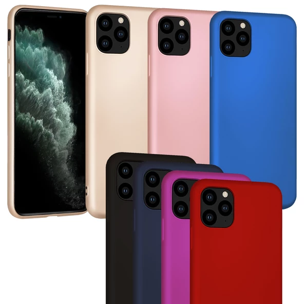 iPhone 11 Pro Kılıf FitCase PremiumS Silikon Arka Kapak