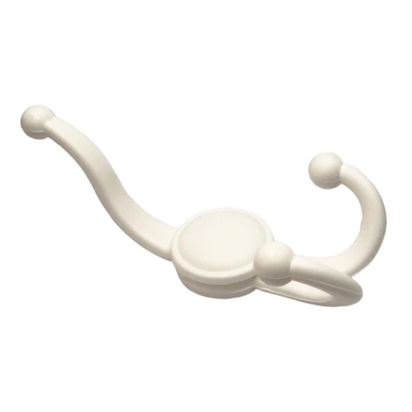 Karagül Beyaz Askılık Portmanto Vestiyer Banyo Dolap Elbise Askısı Sert Plastik - 5