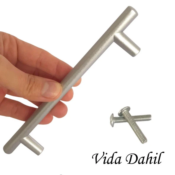 Boy Kulp Mat Krom 128 mm Kulp Mobilya Mutfak Dolabı Çekmece Dolap Kapak Kulpu Kulbu Metal Kulpları - 2