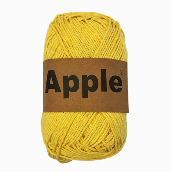 Apple Amigurumi İpi  Sarı ( 100 Gr )