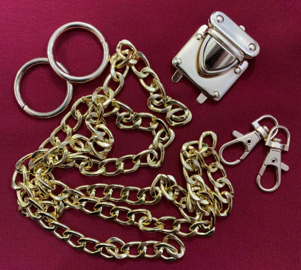 Çanta Zinciri Seti ( Altın Renk )