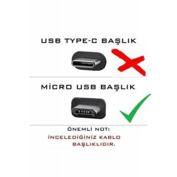 Xiaomi Redmi 12C Uyumlu Mikro Usb Girişli Hızlı Şarj Aleti Cihazı Adaptör+Kablo 3.0A Q30 - 6