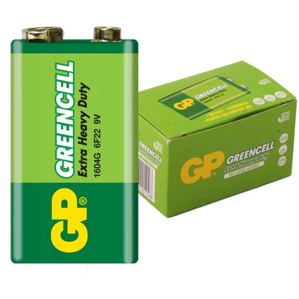 Gp 1604g-b Greencell 9 Volt Pil (10lu Paket)