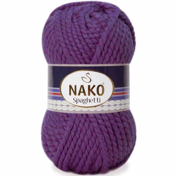 Nako Spaghetti Örgü İpi 11209 Mor