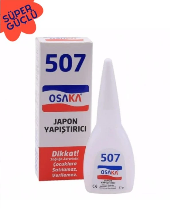 Osaka 507 Japon Yapıştırıcısı Güçlü Süper Yapıştırıcı 17 Gr