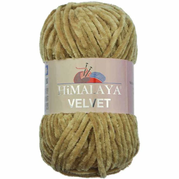 Himalaya Velvet Kadife El Örgü İpi 90017 Açık Bej