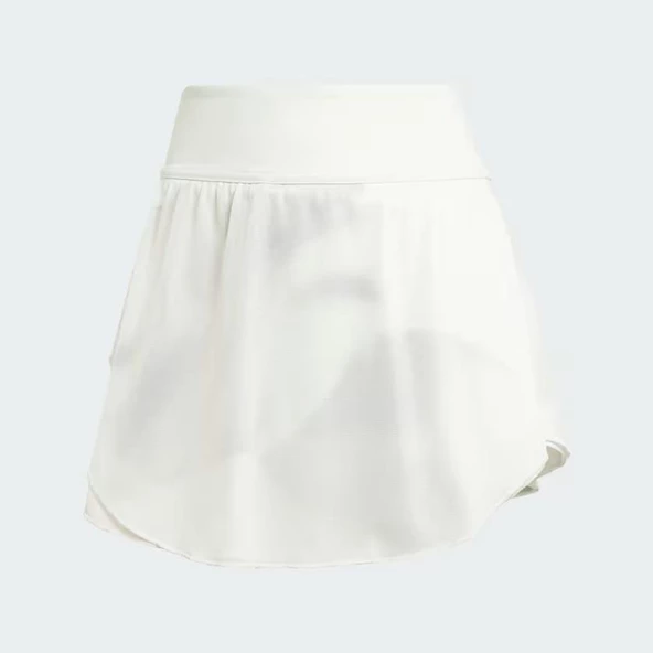 Adidas IL7363 Aeroready Pro Print Kadın Beyaz Tenis Etek - 5