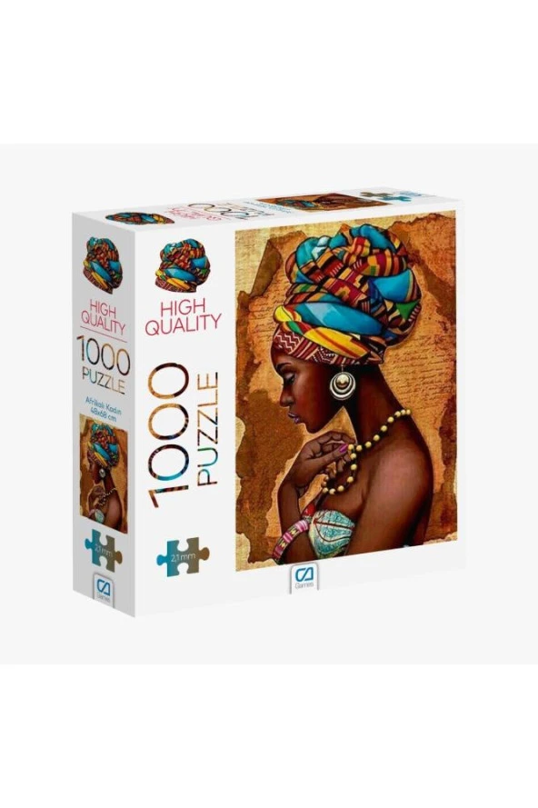Ca Puzzle 1000 ParçaAfrikalı Kadın 7041