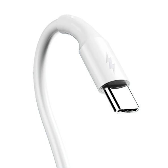 DVIP L24 6A 100W UsbA to Type-C Hızlı Şarj ve Data Kablosu Beyaz - Resim 5