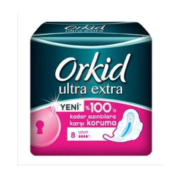 Orkid Ultra Extra 7 li Hijyenik Ped Uzun