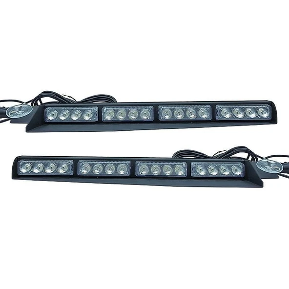 Space Çakar lamba vantuzlu 2li set 12-30v kırmızı-mavi / LAPA542 ürün görseli 1