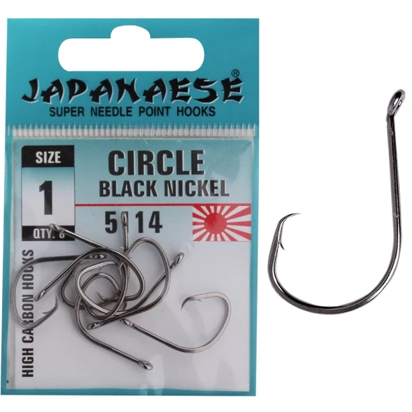 Japanese Circle Carbon Black Nickel 5114 Olta İğnesi ürün görseli 1