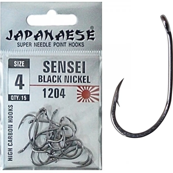 Japanese Sensei Black Nickel 1204 Delikli Olta İğnesi
