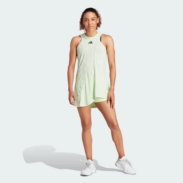 Adidas IL7364 Tennis Airchill Pro Elbise Spor Yeşil Tenis Elbise