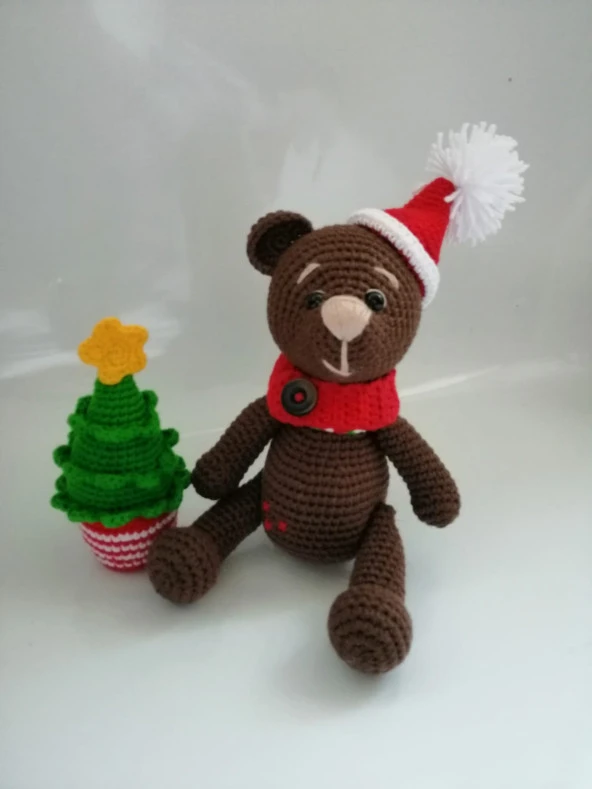 Bihter Ayıcık Amigurumi Organik Oyuncak - 1