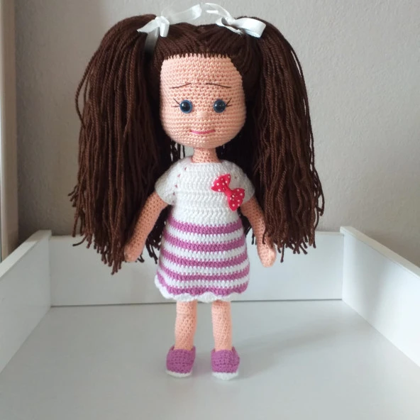 Karamel Bebek Amigurumi Organik Oyuncak - 1