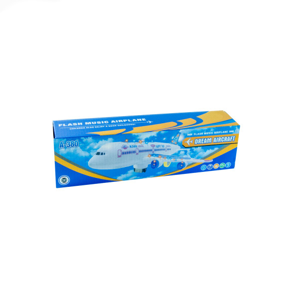 Oyuncak Uçak A380 Işıklı Sesli 30 Cm - 4