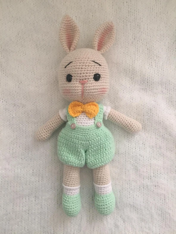 Bay Tavşan Monami Amigurumi Organik Oyuncak - 1