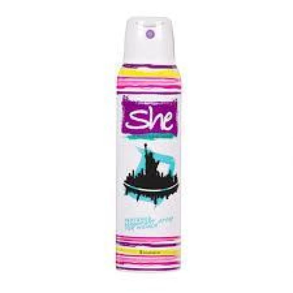 She Deodorant New York 150 ml Bayan Spray