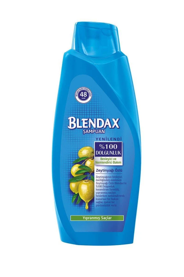 Blendax Şampuan 600 ML Zeytnyağlı Yıpranmış Saç Bitki Özlü